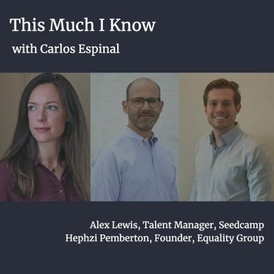 This Much I Know Cover
